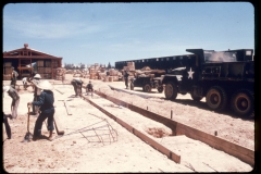 This is another photograph of warehouse construction in the Qui Nhon depot.